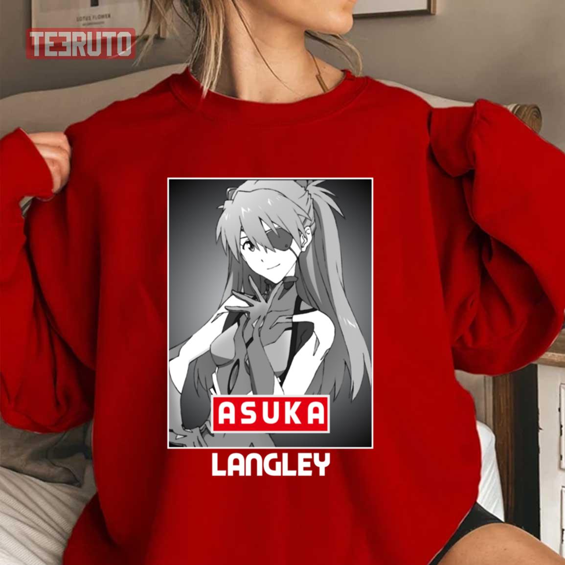 Fictional Character Asuka Langley Evangelion Anime Unisex Sweatshirt Teeruto 2425