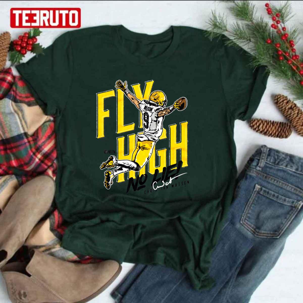 Fly High No Lie Christian Watson Unisex T-Shirt - Teeruto