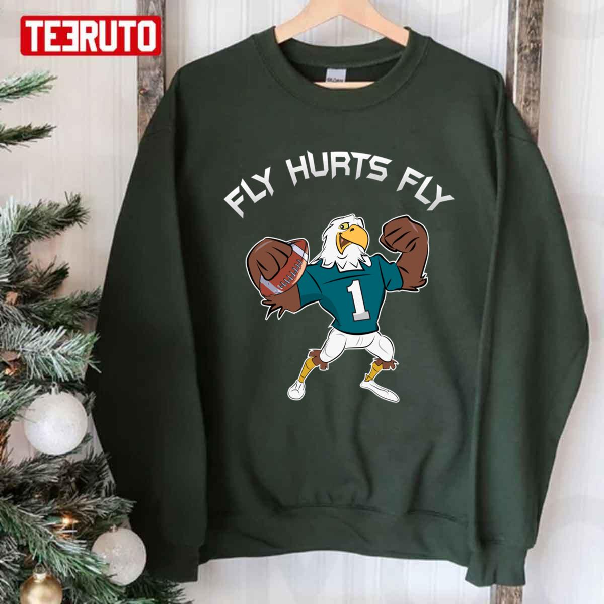 Fly Hurts Fly Jalen Hurts Philadelphia Eagles Funny Eagle Unisex T-Shirt -  Teeruto