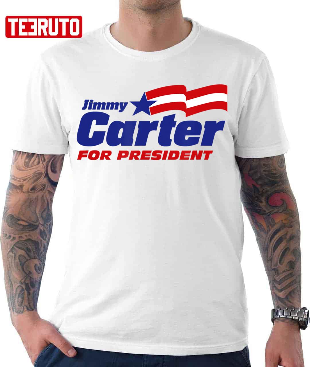 For President 2024 Carter 2024 Democrat Usa Unisex Hoodie Teeruto