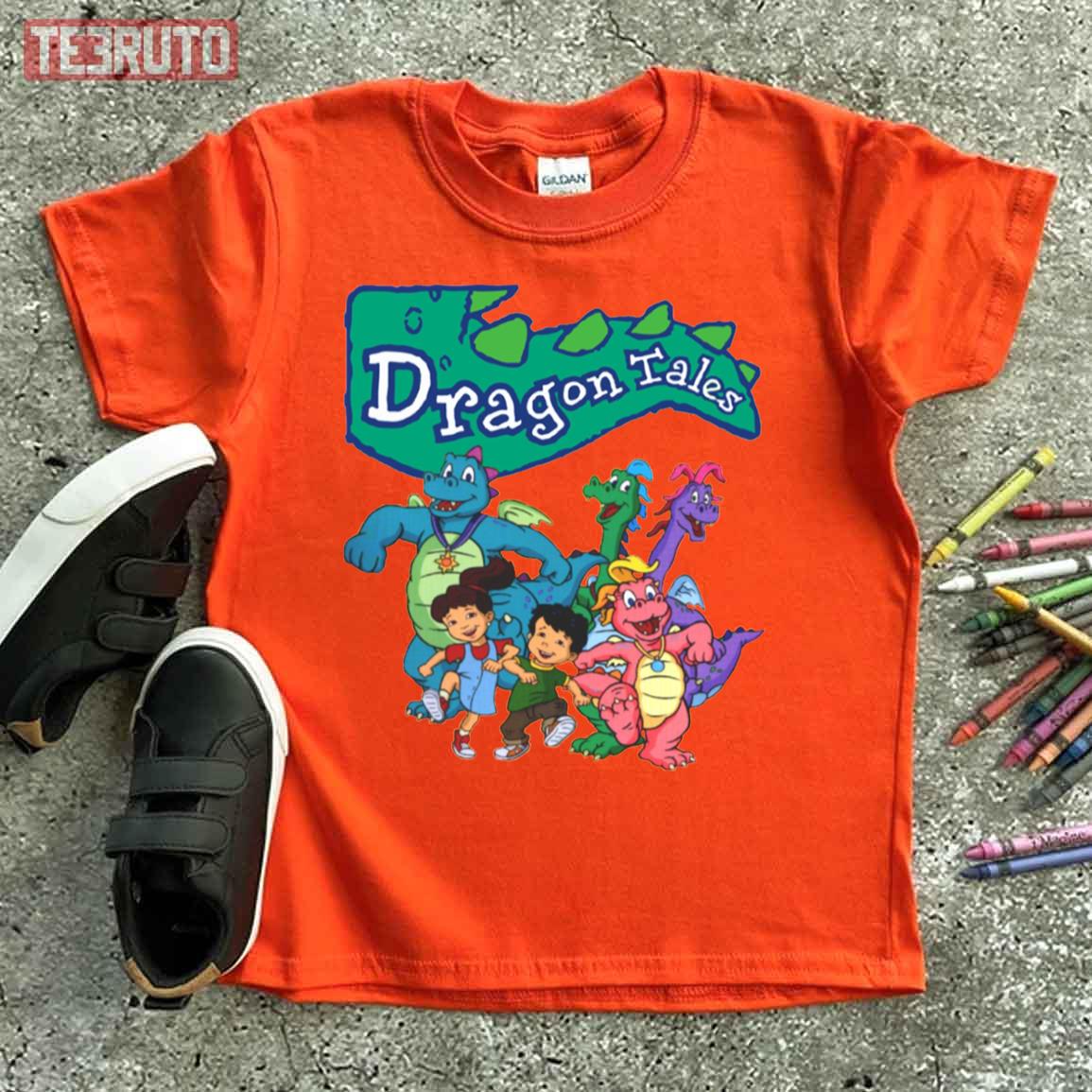 Funny Cartoon Dragon Tales Graphic Unisex T-Shirt - Teeruto