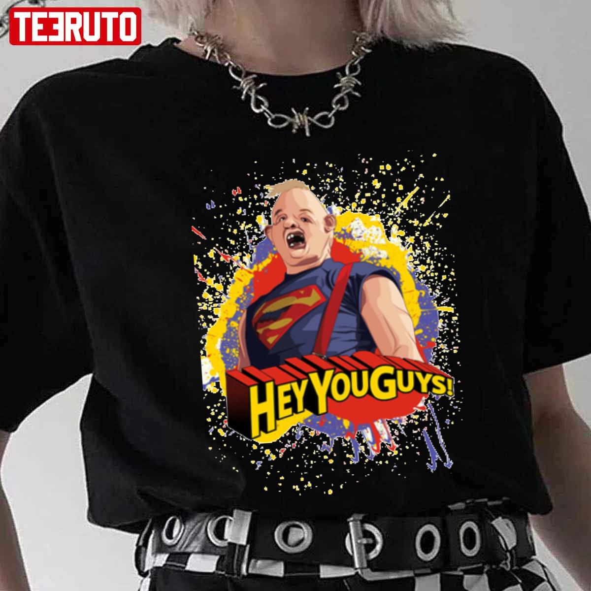 Funny Meme The Gonies Hey You Guys Sloth Unisex T-Shirt - Teeruto