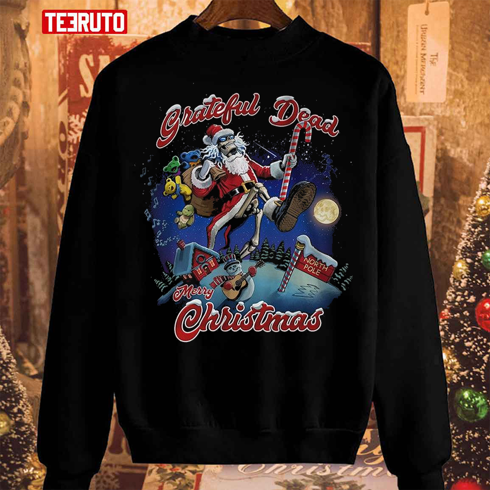 Happy Holidays Grateful Dead Christmas Art Unisex Sweatshirt - Teeruto