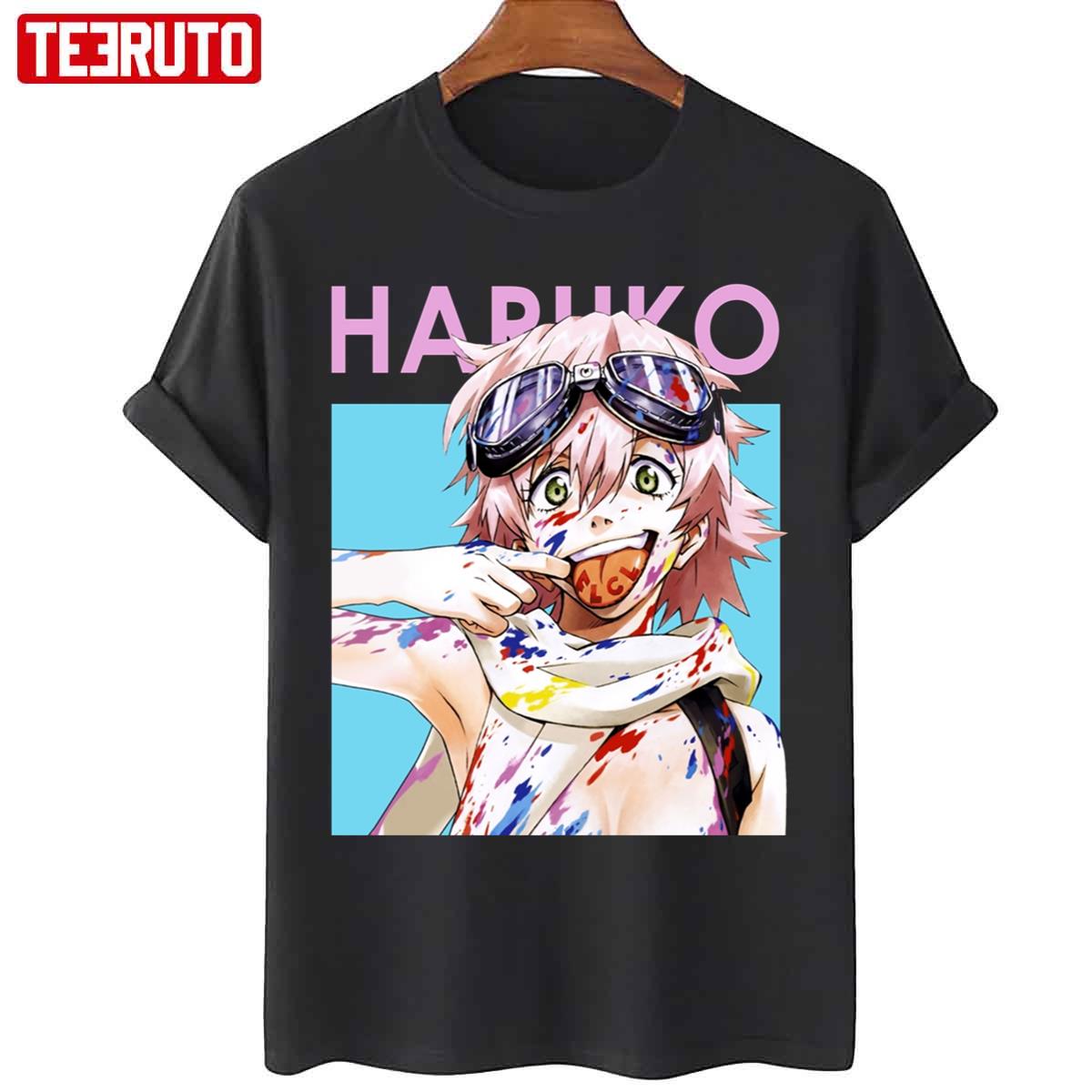 Haruko Haruhara Card Anime Flcl Fooly Cooly Unisex T-Shirt - Teeruto