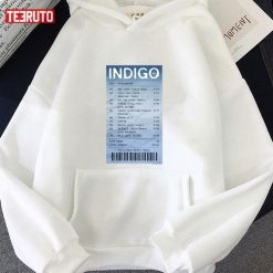 Indigo RM 1st Album Tracklist Receipt BTS Namjoon Unisex Hoodie