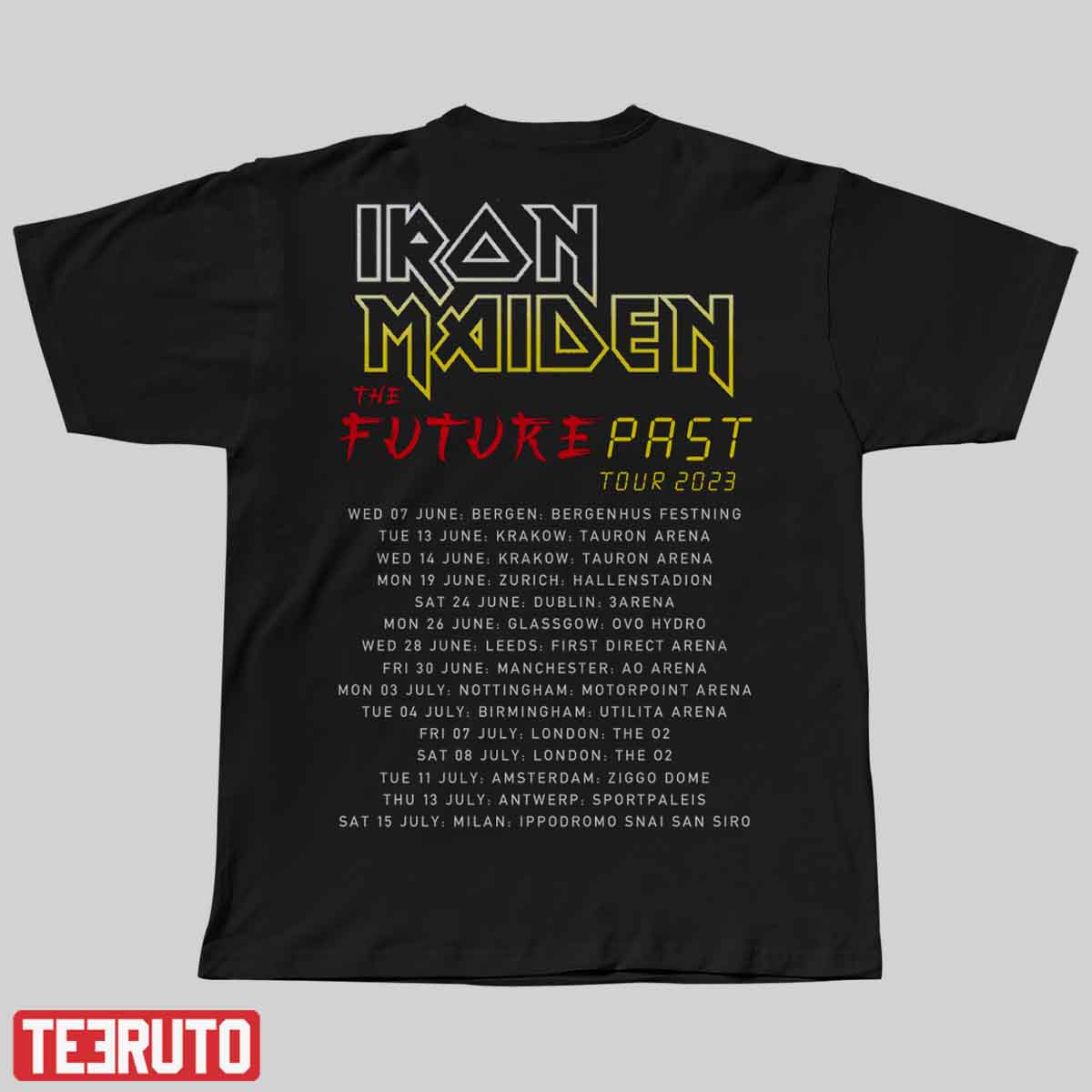 The Future Past 2023 Kanji American Football Jersey - Iron Maiden Store