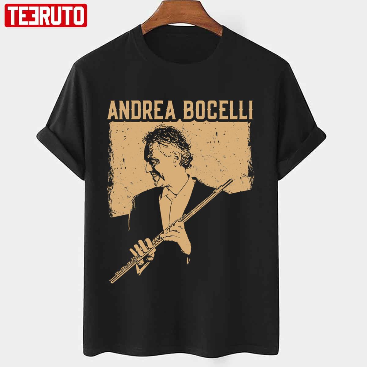 Italian Andrea Bocelli Singer Unisex T-Shirt
