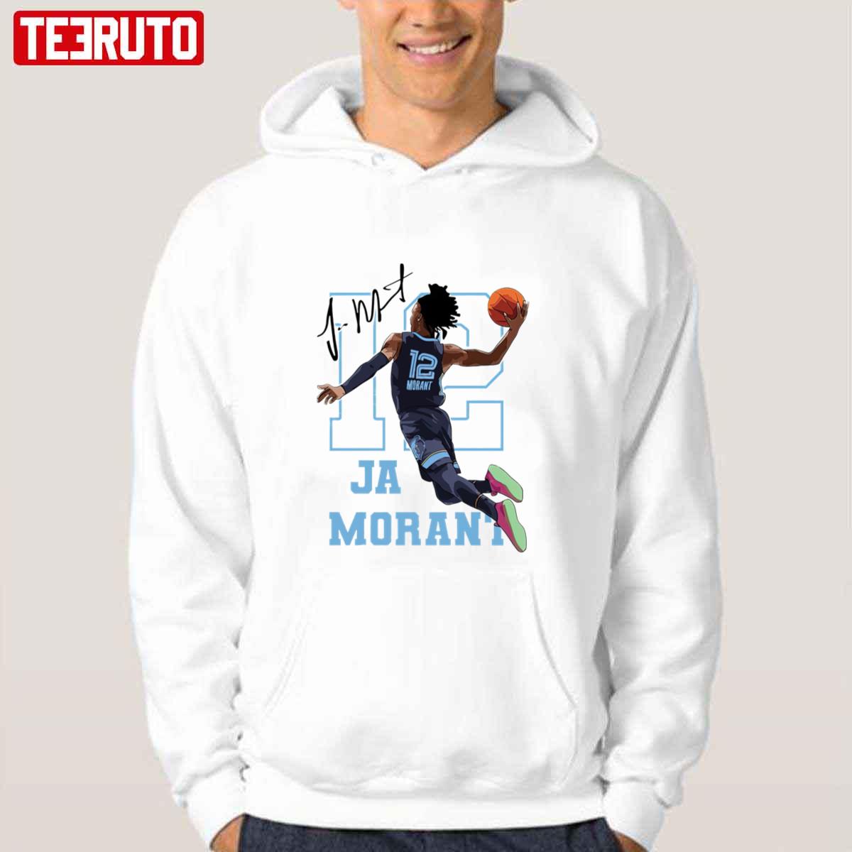 Ja Morant Memphis Grizzlies Number 12 Basketball Sport Unisex Hoodie