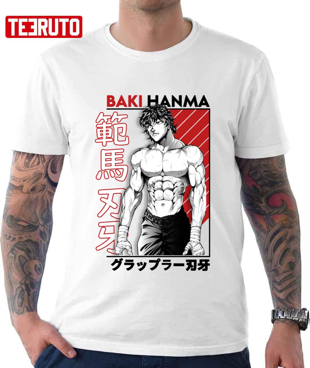  PUMPIE Anime Baki The Grappler Sweatshirt Mens Round