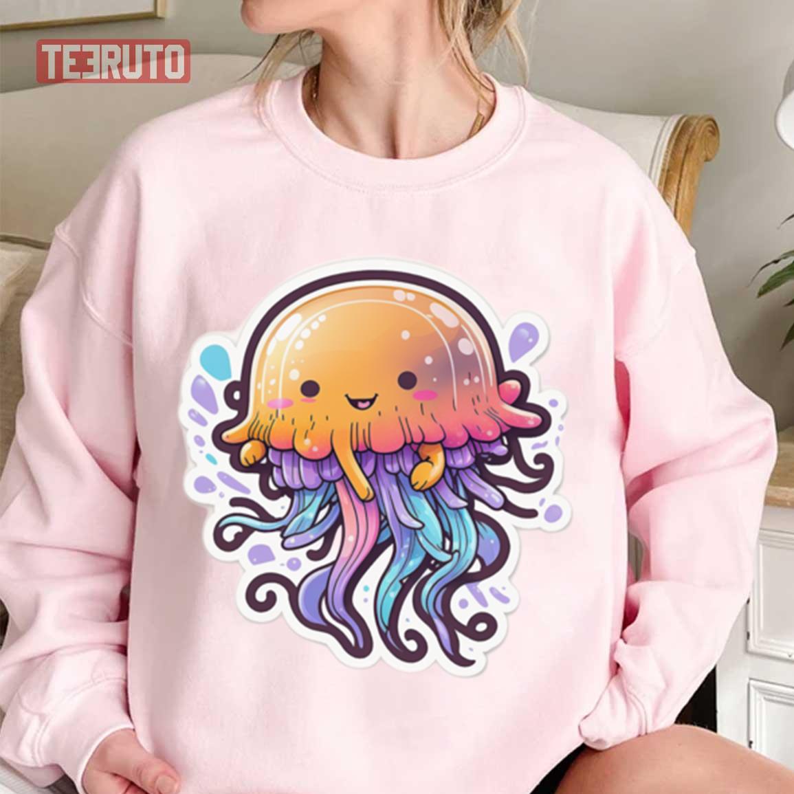 Jellyfish Cute Chibi Art Unisex Sweatshirt - Teeruto