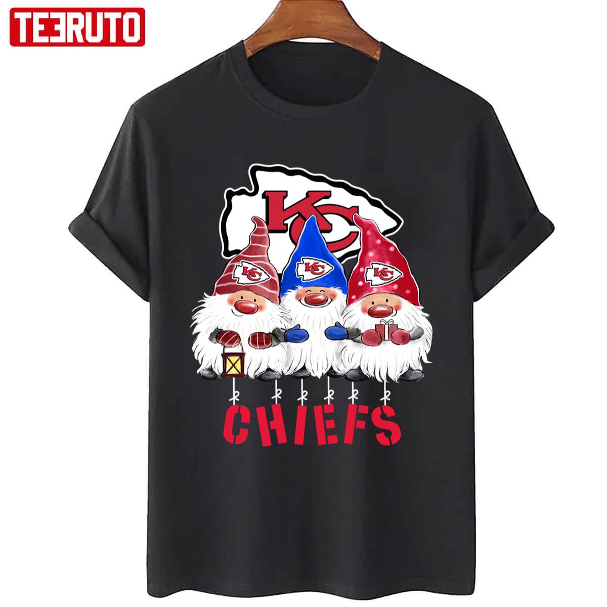 Kansas City Chiefs Team Gnomies Christmas Happy New Year 2023 Shirt