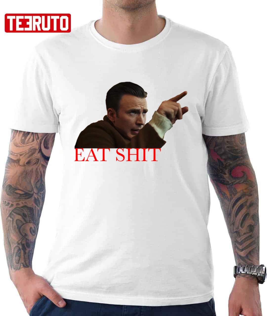 Knives Out Eat Shit Quote Ransom Drysdale Unisex Hoodie Teeruto