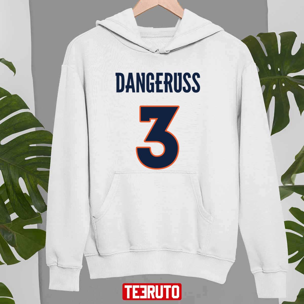 Limited Edition Dangeruss 3 Russell Wilson Denver Broncos 3 Jersey Style  Unisex Sweatshirt - Teeruto