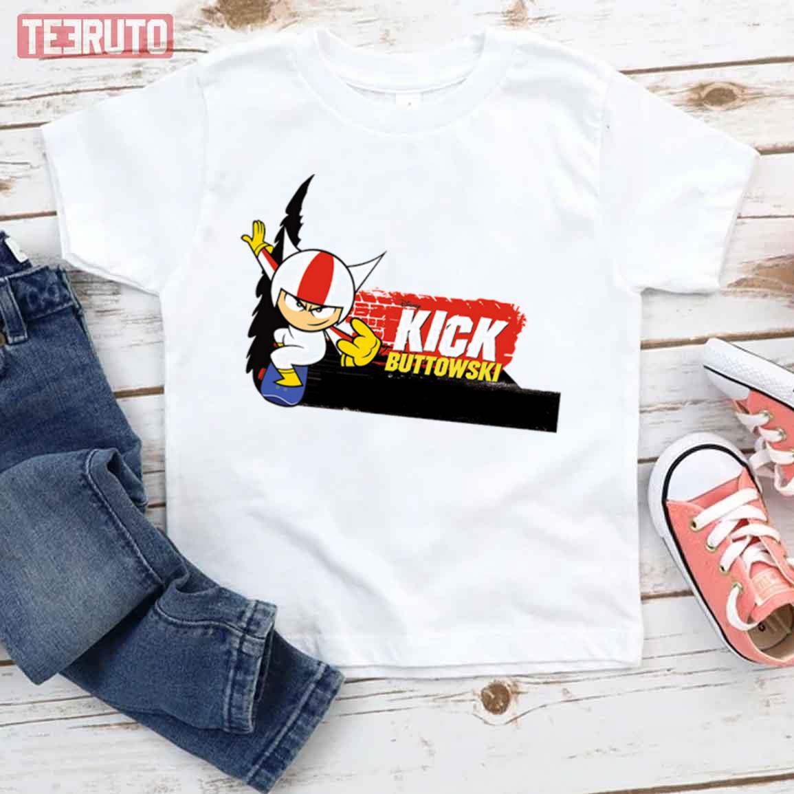 Logo Cartoon Kick Buttowski Unisex T-Shirt - Teeruto