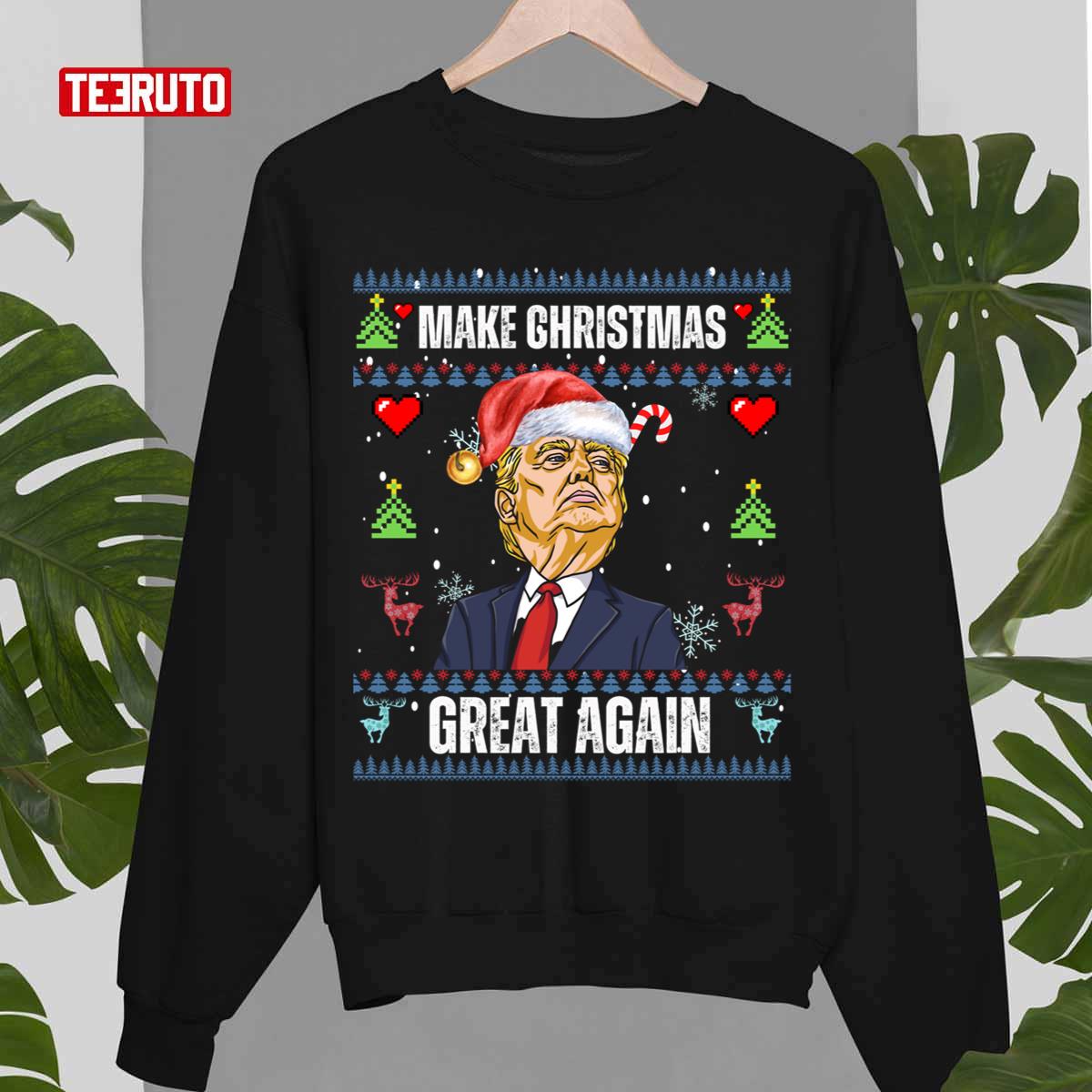 Make Christmas Great Again Trump Xmas Gifts' Unisex Crewneck Sweatshirt