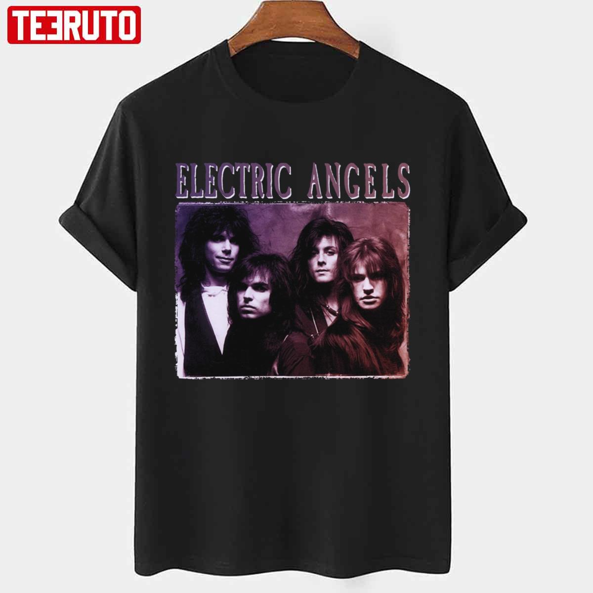 Members Of Electric Angels Rock Band Graphic Unisex T-Shirt - Teeruto