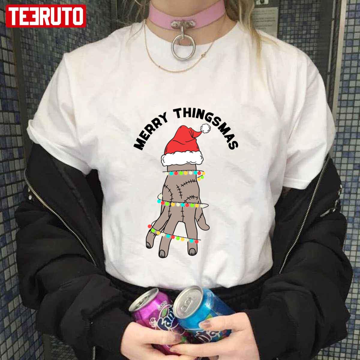 Merry Thingsmas Wednesday Netflix Unisex Sweatshirt Teeruto