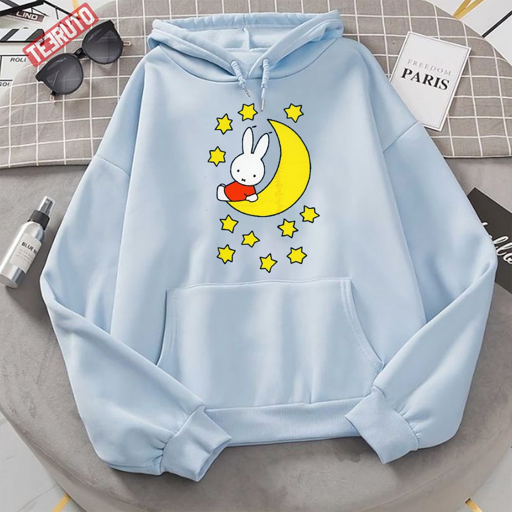Miffy Sitting On The Moon Unisex Hoodie