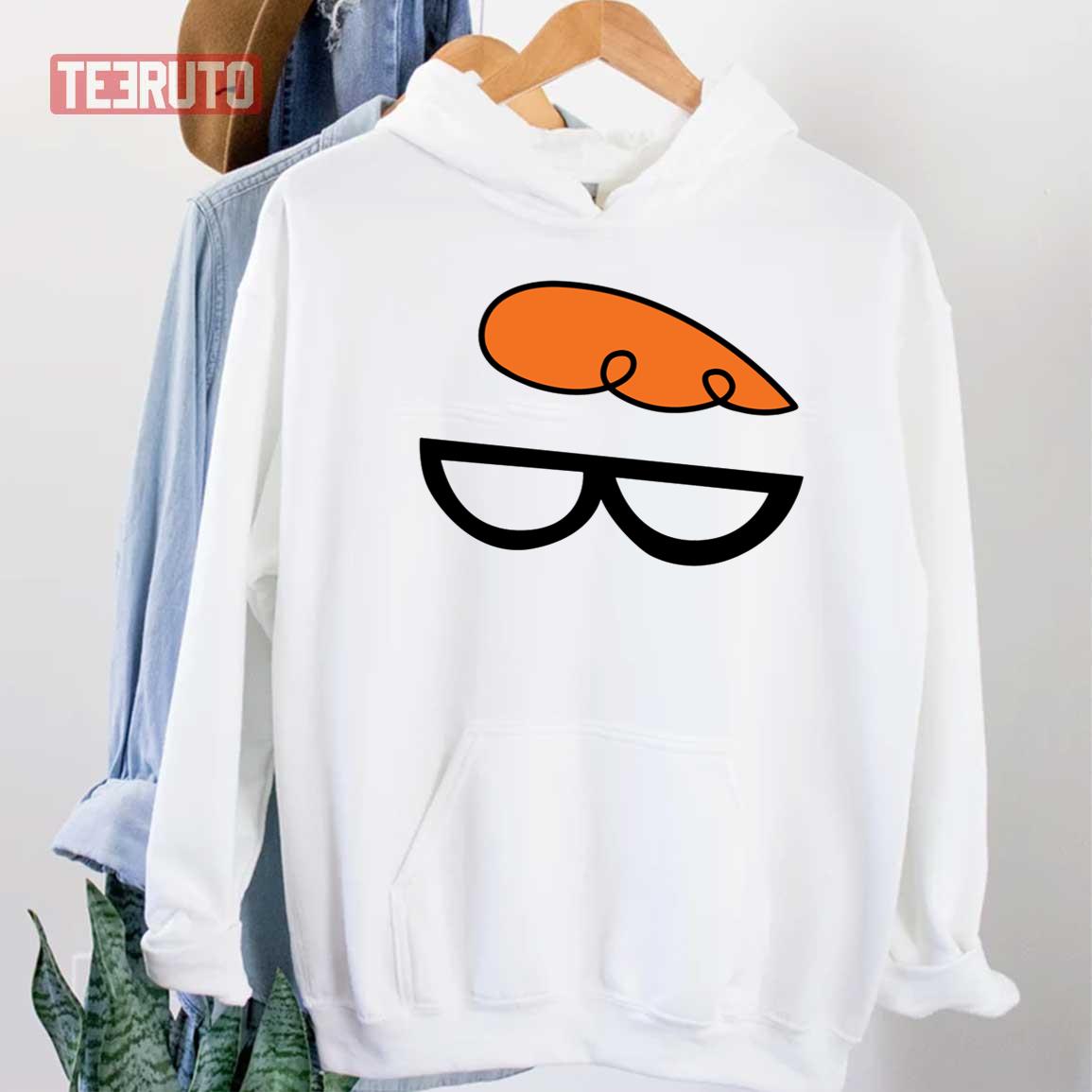 Minimalist Glasses Dexter’s Laboratory Unisex Hoodie