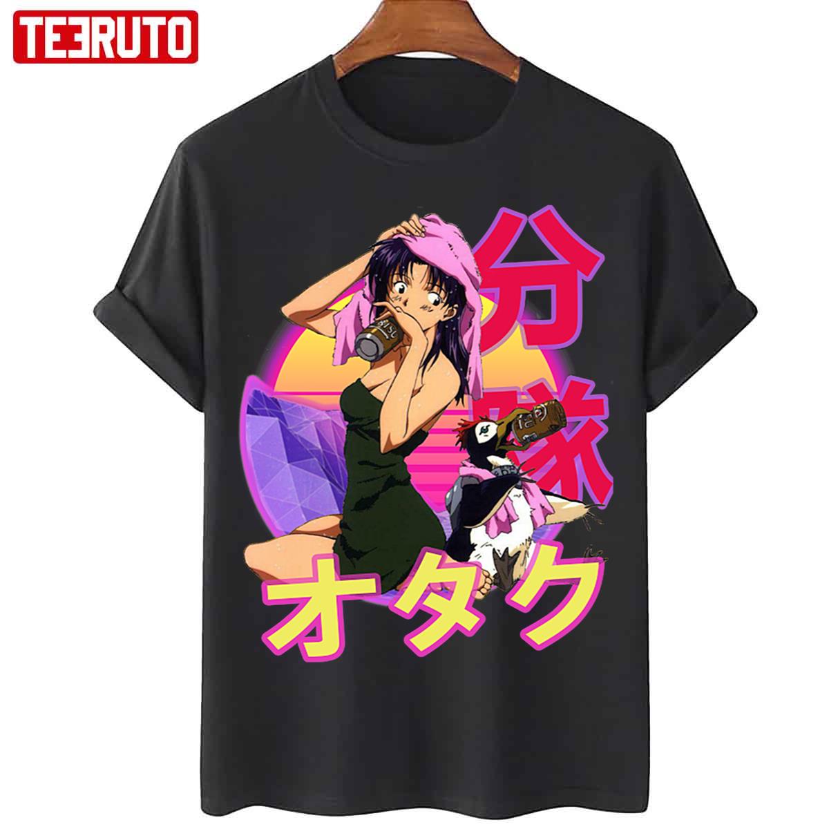 Misato Cool Anime Manga Neon Genesis Evangelion Unisex T-Shirt