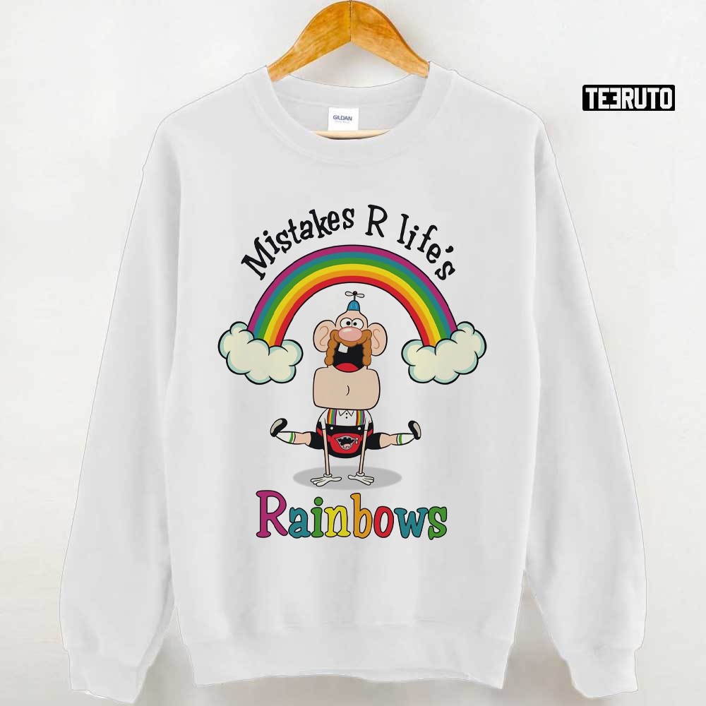 Mistakes R Life’s Rainbows Uncle Grandpa Unisex Sweatshirt