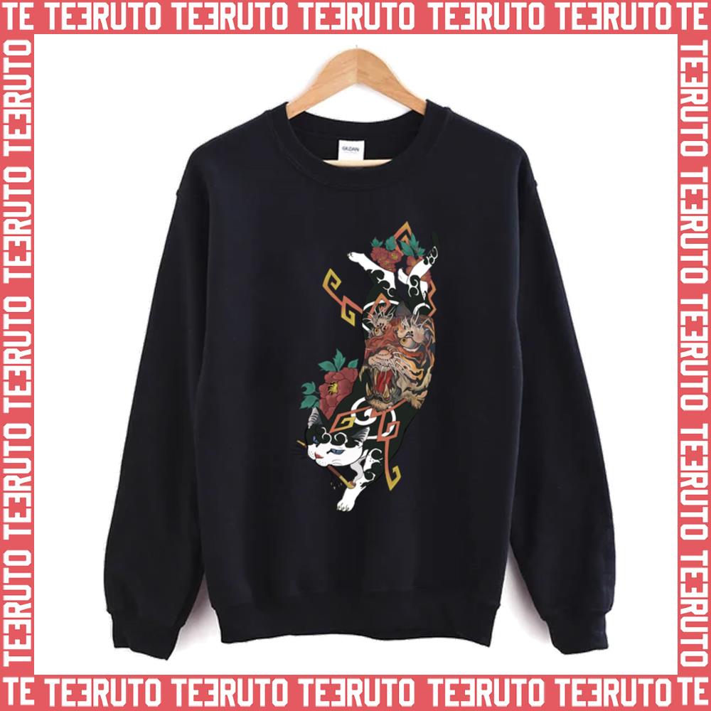 Monmon Japan Cat Digimon Unisex Sweatshirt