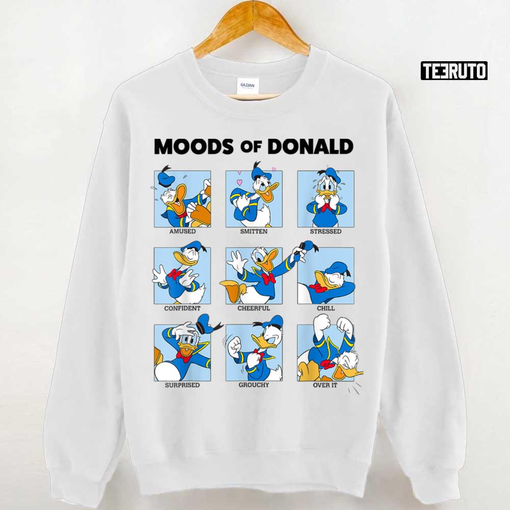 Moods Of Donald Duck Box Unisex Sweatshirt