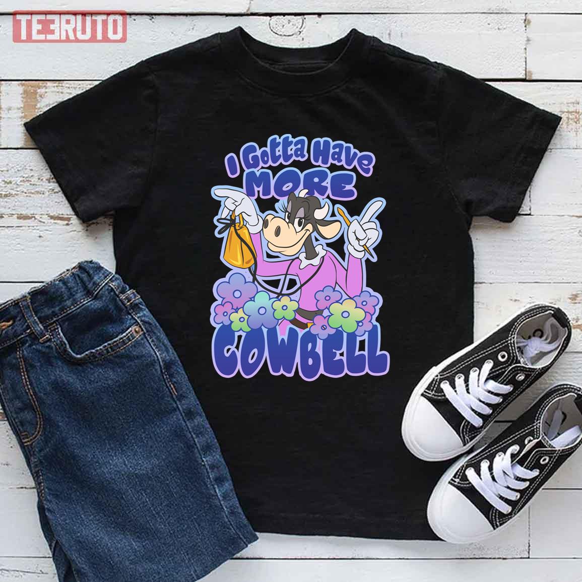 More Cowbell Disney Cartoon Clarabelle Unisex T-Shirt