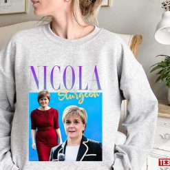 Nicola Sturgeon Retro Vintage Unisex Sweatshirt