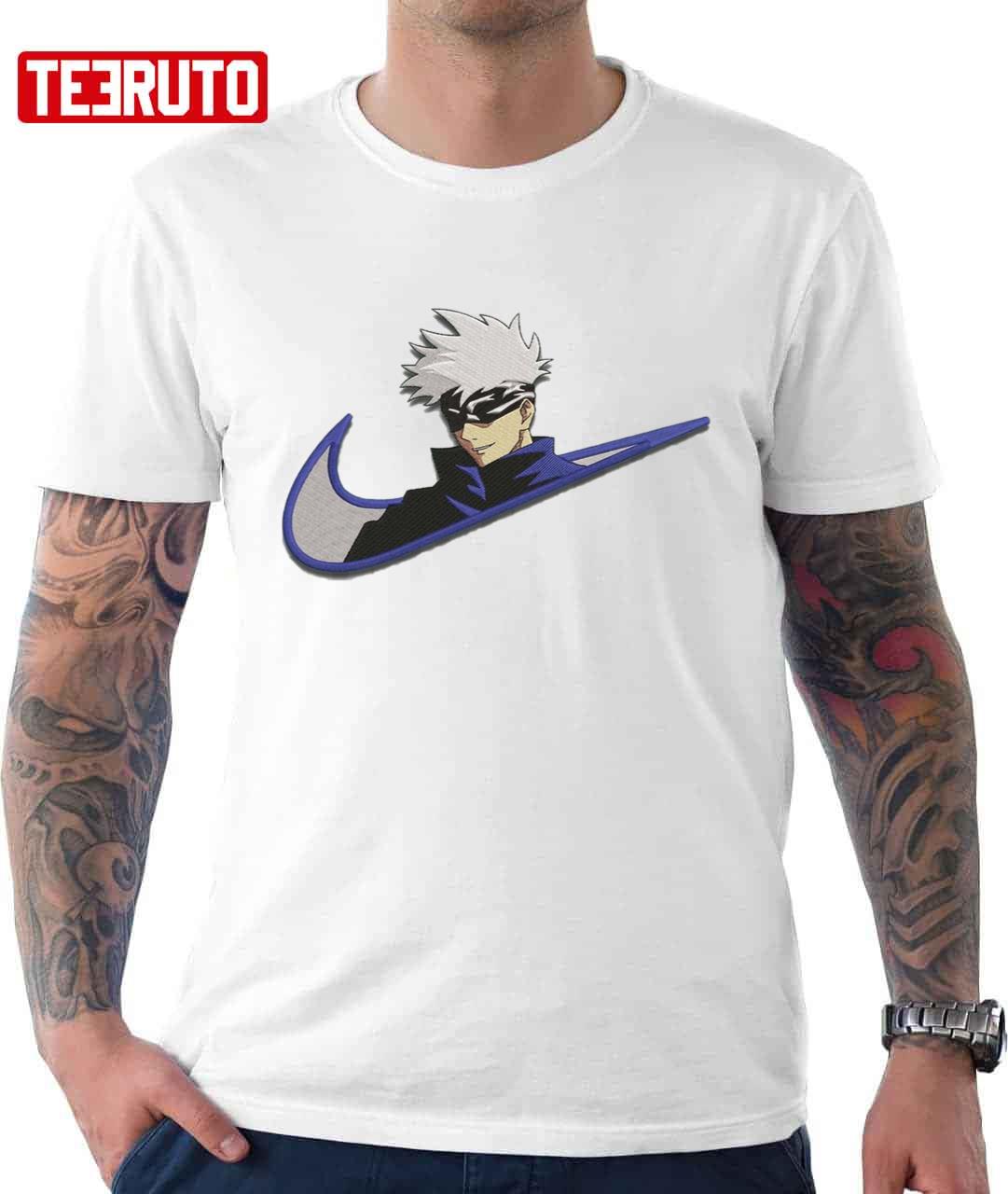 Nike Logo X Satoru Gojo From Anime Jujutsu Kaisen Logo For Otaku Gym ...