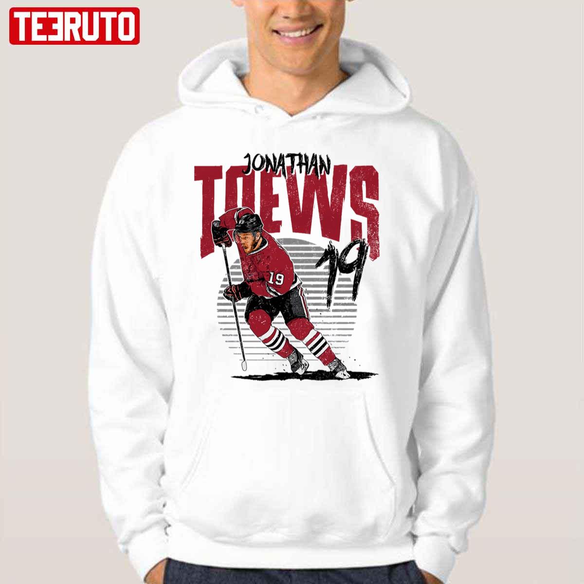 Number 19 Chicago Blackhawks Jonathan Toews Rise Unisex Hoodie