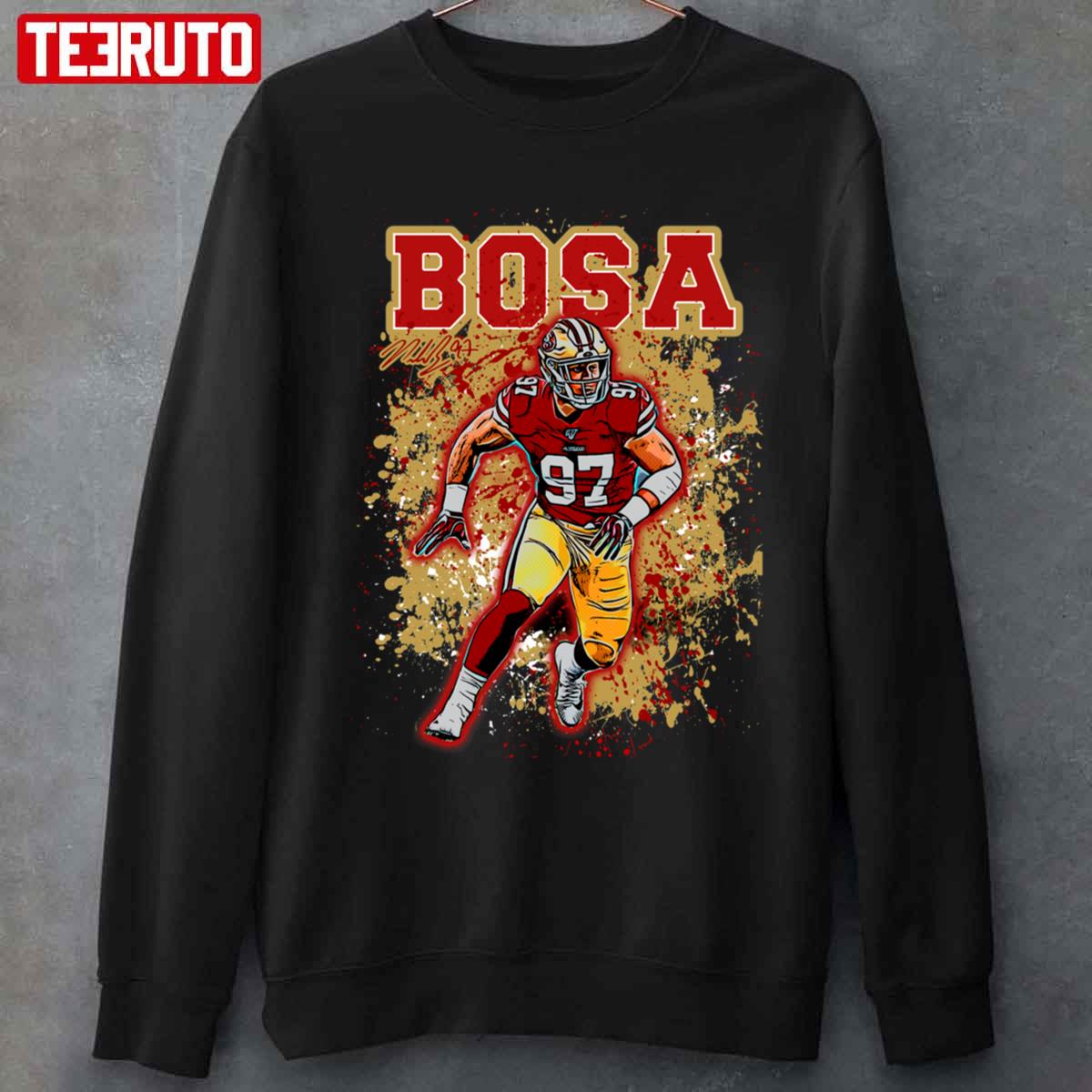 Number 97 Nick Bosa American Football Pro Player Shirt, hoodie