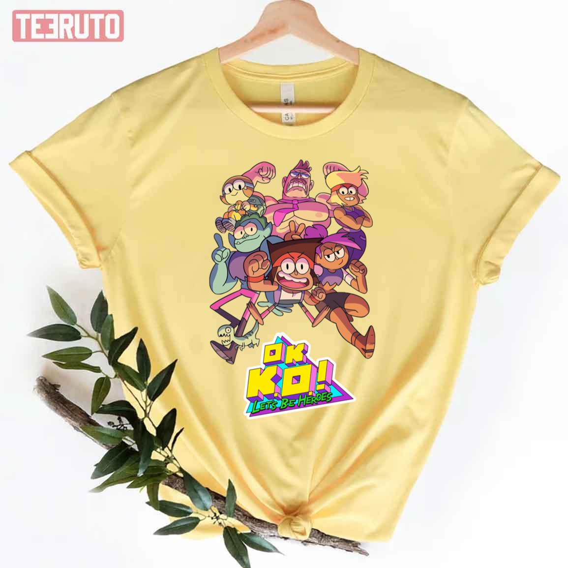 Ok Ko Let’s Be Heroes Premium Scoop Unisex T-Shirt