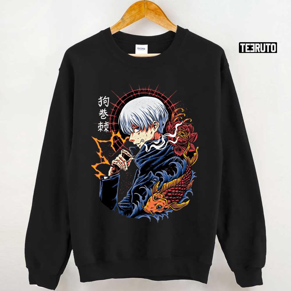 Old Japanese Pattern Jujutsu Kaisen Jjk Anime Toge Inumaki Artwork Unisex T Shirt Teeruto 6876