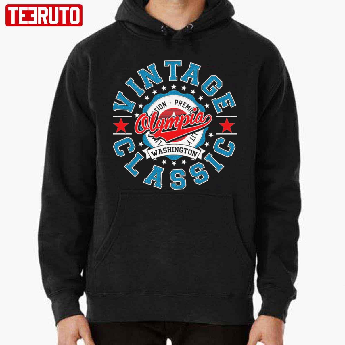 Olympia Washington Vintage Logo Beer Unisex Hoodie