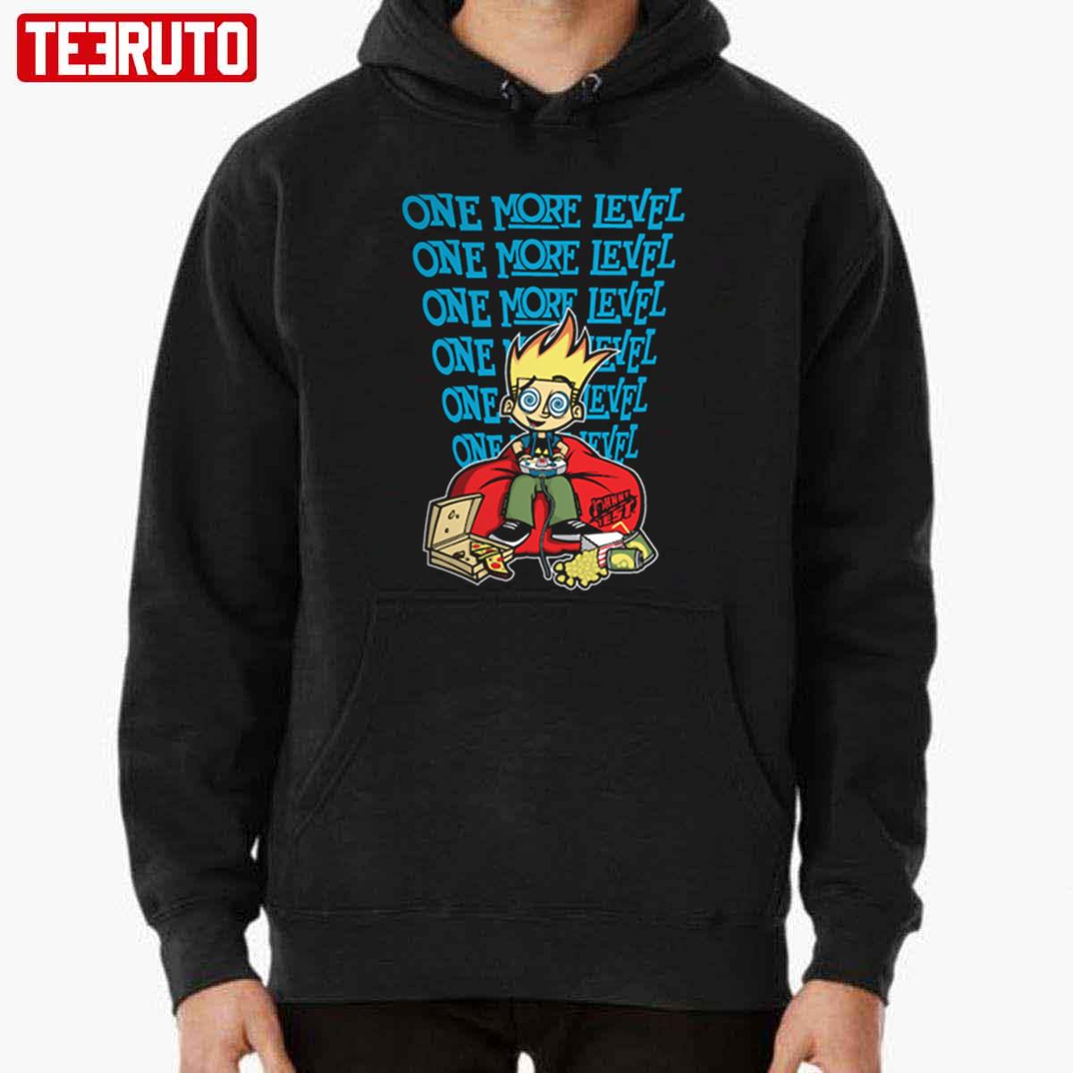 One More Level Johnny Test Plays Game Unisex Hoodie