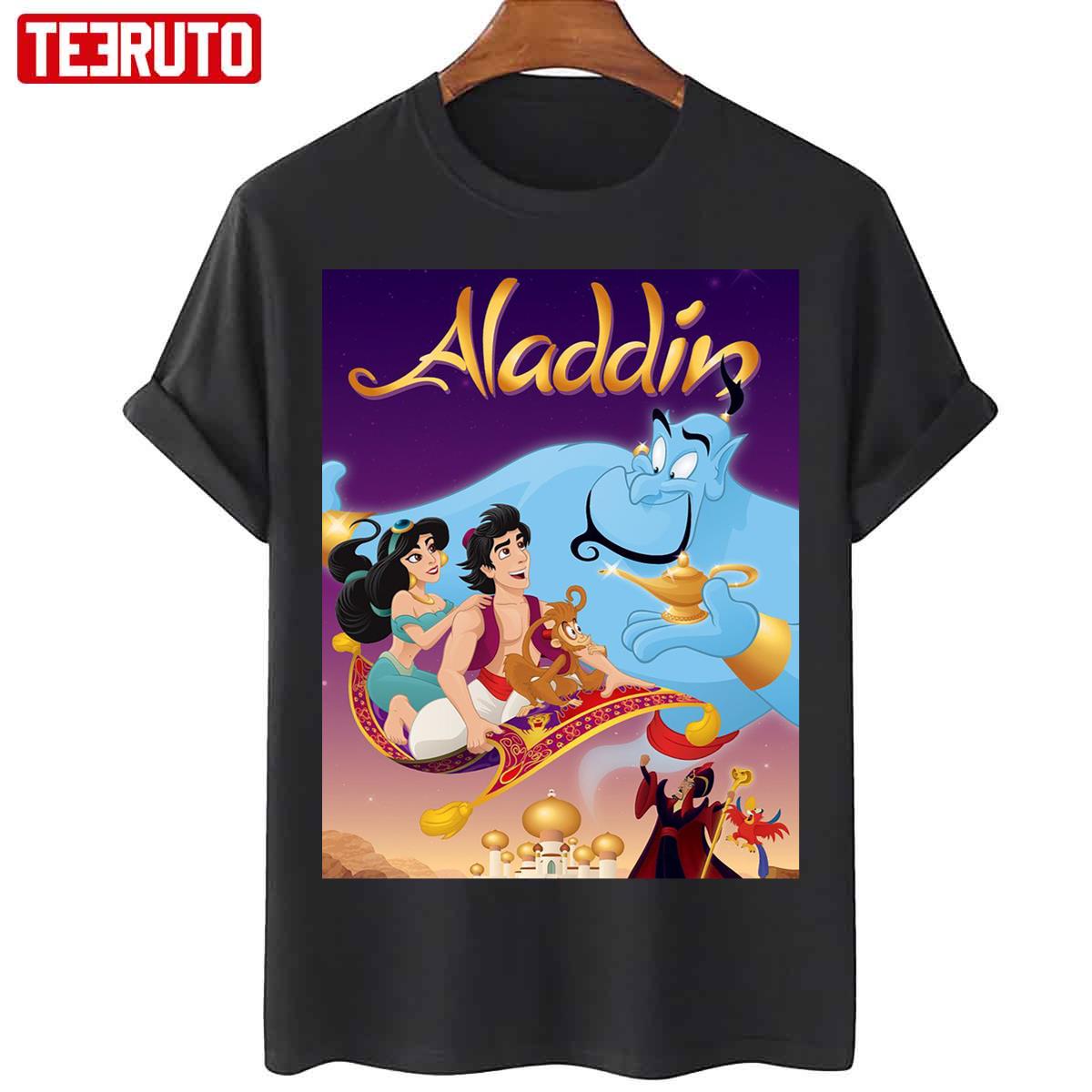 Onedin Movie Animated Disney Aladdin Graphic Unisex T-Shirt - Teeruto