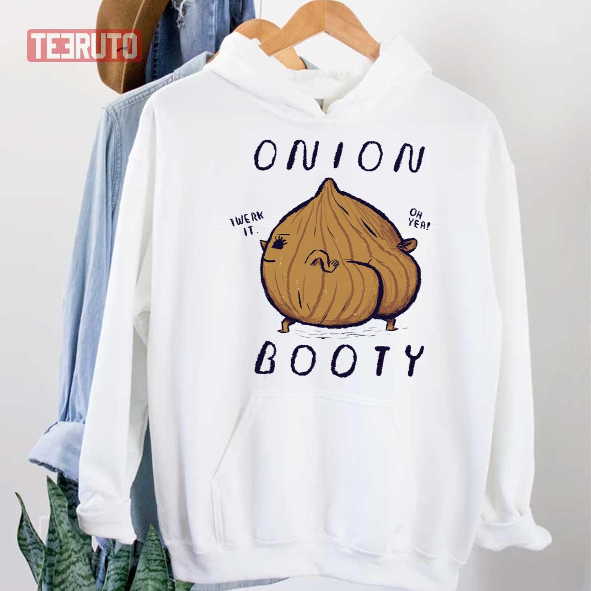 Onion Booty Cute Design Unisex Hoodie