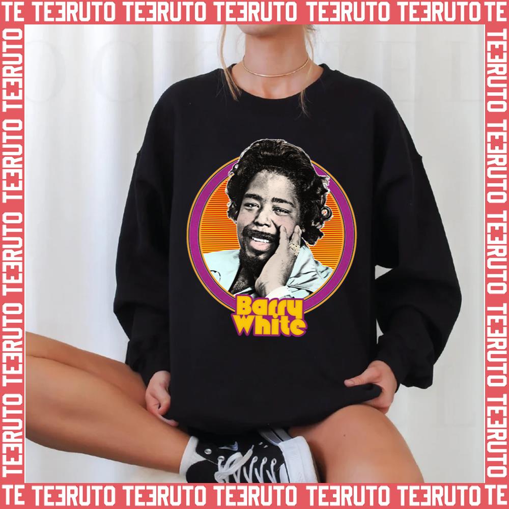 Original Retro Style Barry White Design Unisex Sweatshirt