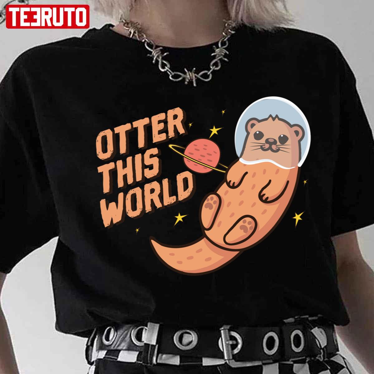 Otter This World Art Unisex T-Shirt
