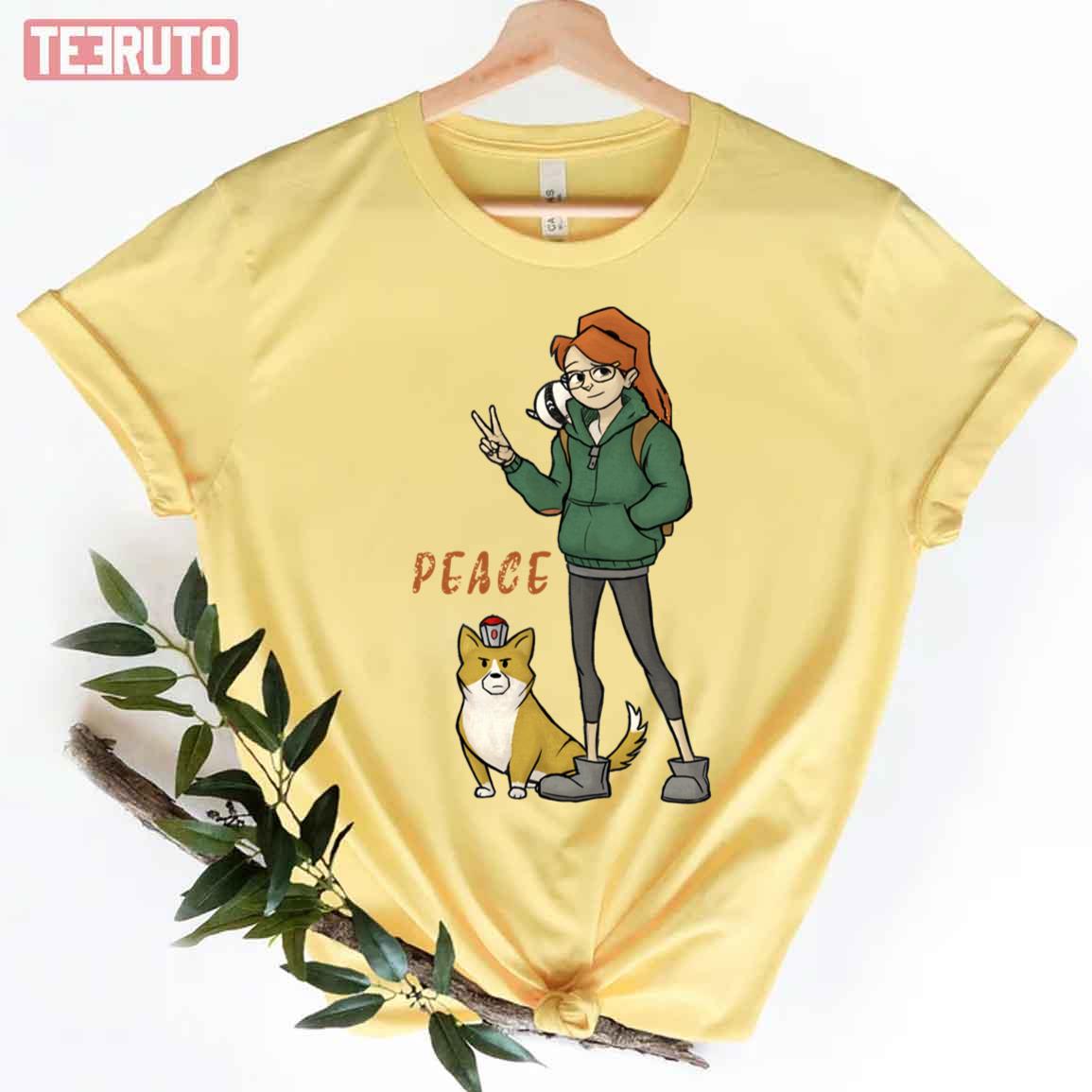 Peace Cargi And Tulip Olsen Infinity Train Unisex T-Shirt