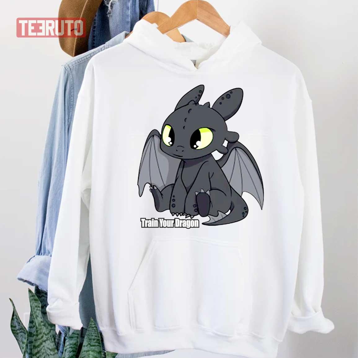Piye Sitting Cute Toothless How To Train Your Dragon Unisex Hoodie