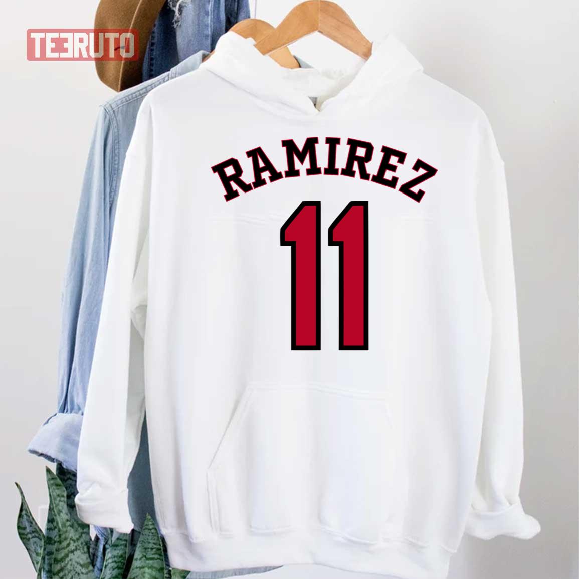 Ramirez 11 Cleveland Guardians Unisex Hoodie