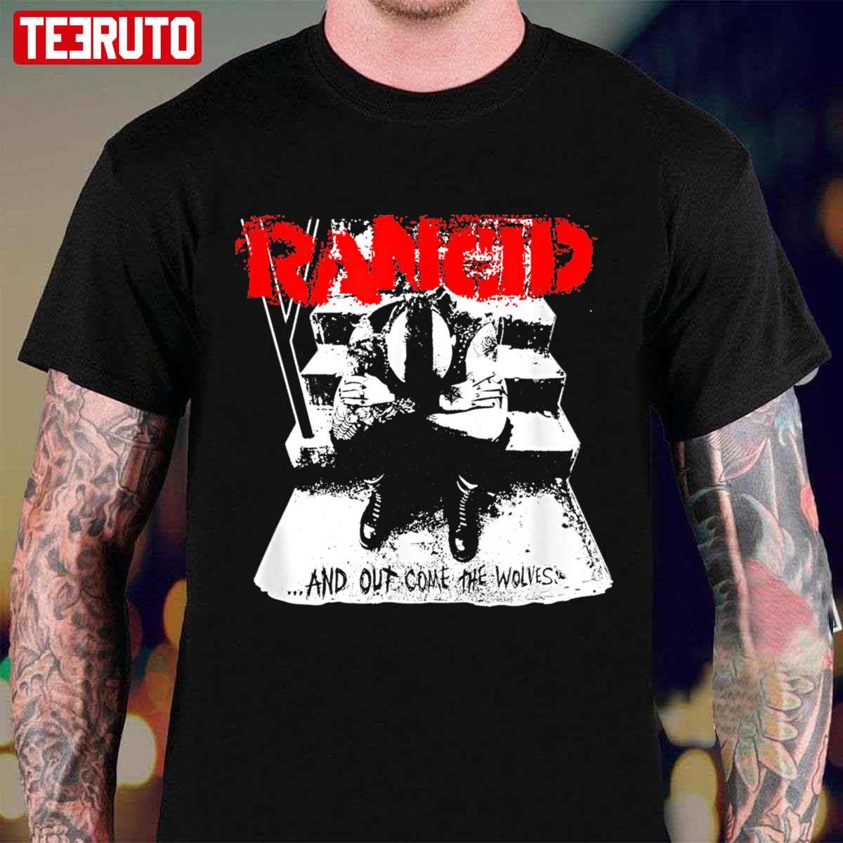 Rancid Official Merchandise And Out Come The Wolves Unisex T-Shirt