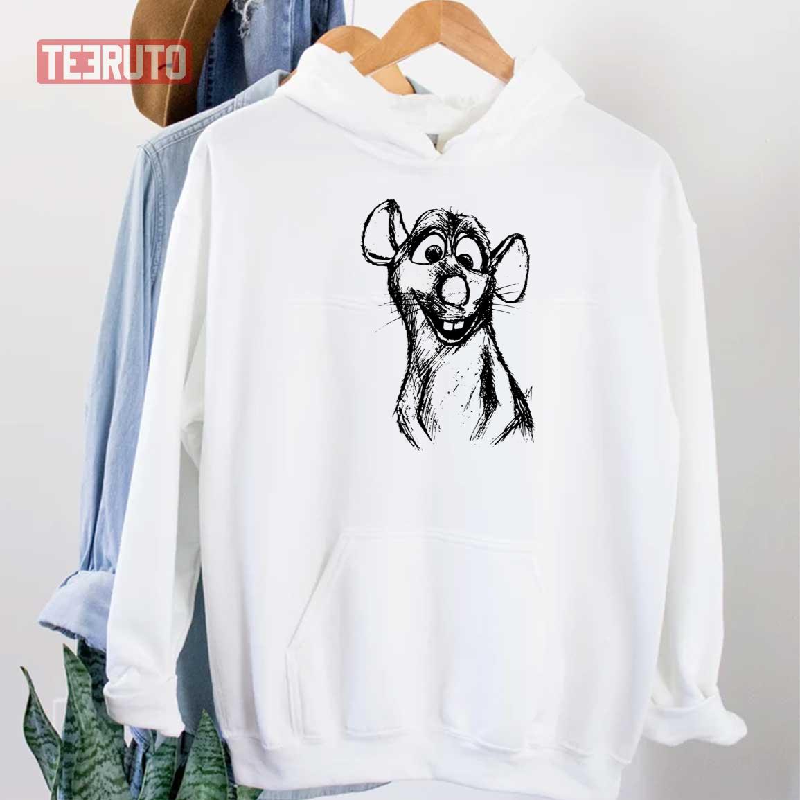 Ratatouille Remy Sketch Design Unisex Hoodie