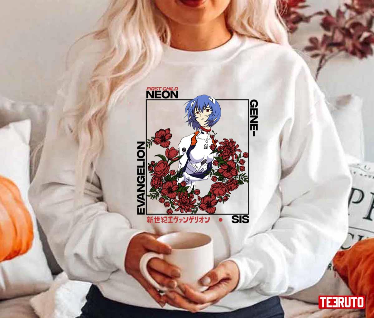 Rei Ayanami Evangelion Aesthetic Darker Unisex Hoodie - Teeruto