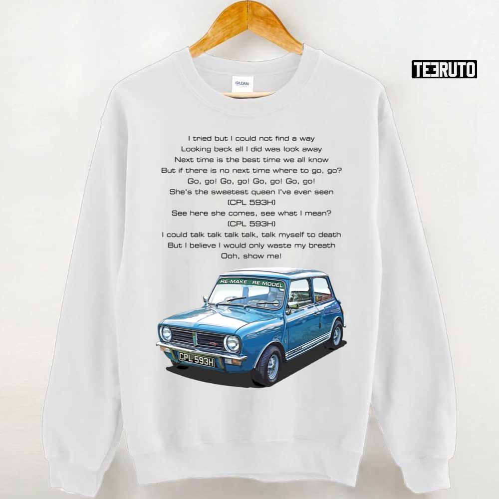 Re-Make Re-Model Lyrics Roxy Music Unisex Sweatshirt