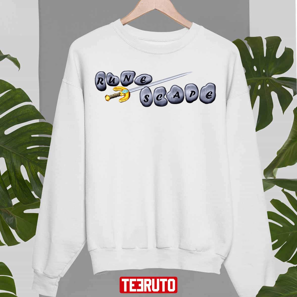 Rune Scape Logo Old School Rs Clean Unisex Sweatshirt - Teeruto