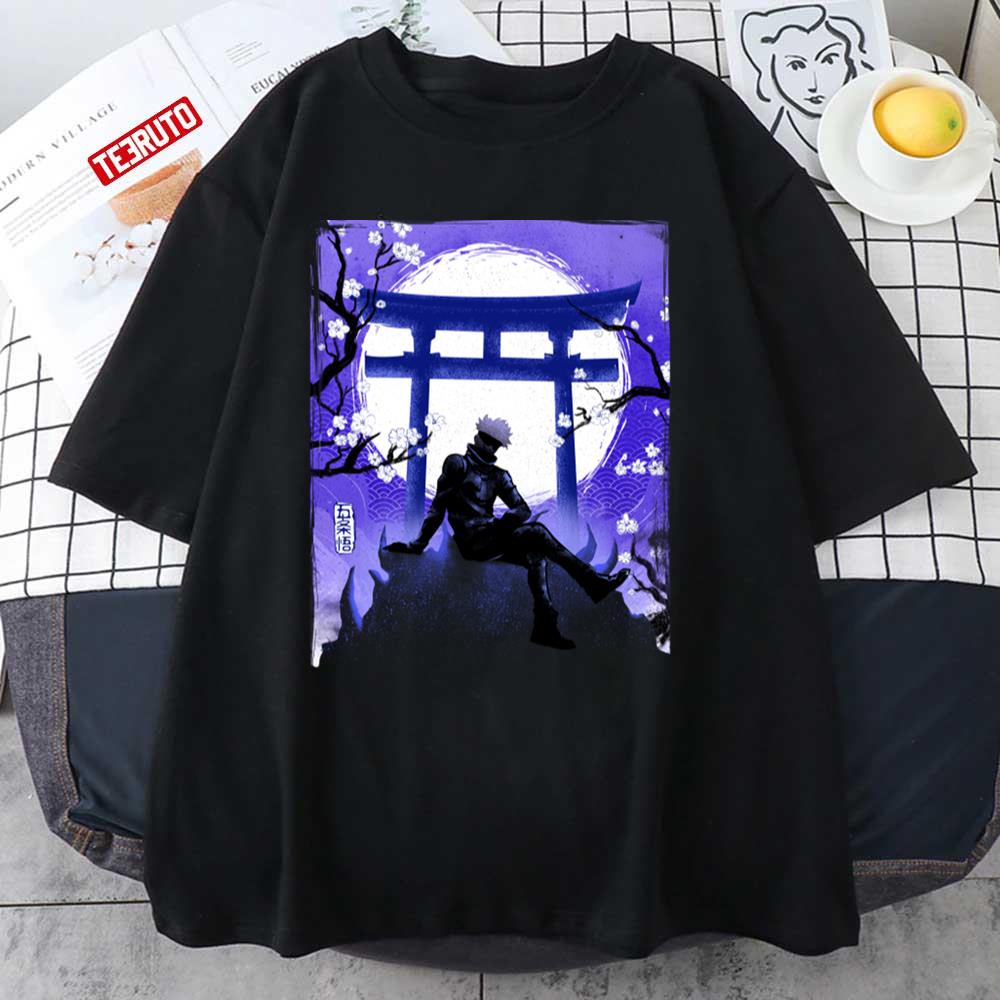 Sakura Satoru Gojo Satoru Jjk Jujutsu Kaisen Unisex T-Shirt