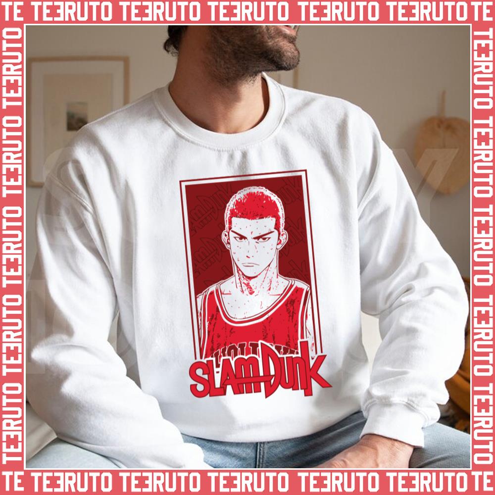 Sakuragi Hanamichi Red Design Slam Dunk Unisex Sweatshirt